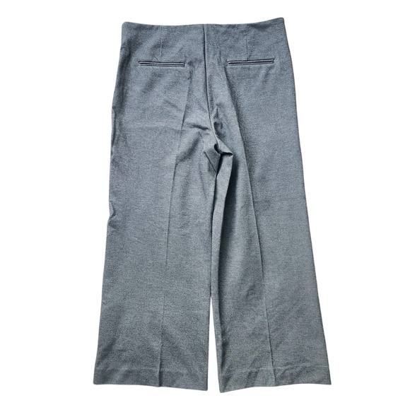NWT Ann Taylor Crop Trouser Pants Size 12 Wide Leg Career Zip Side Career Office - Picture 2 of 7